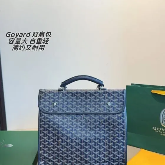 Goyard Saint L ger Backpack Navy Blue Backpack