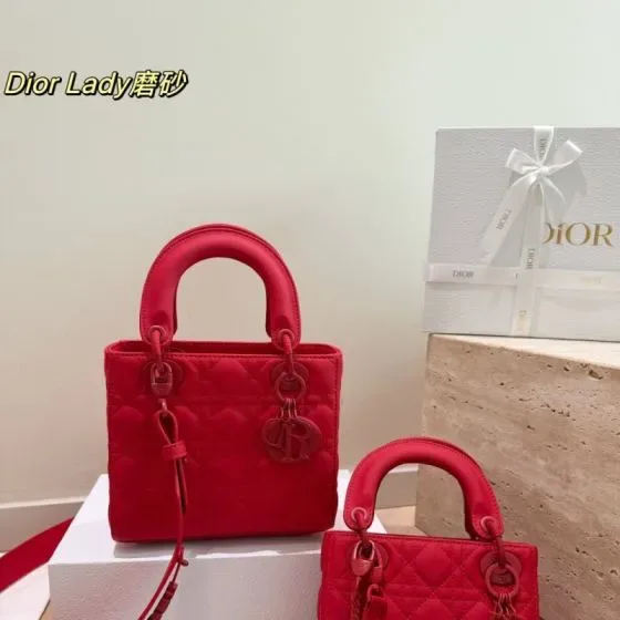 Dior Lady Dior Rojo Asa superior