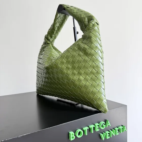 Bottega Veneta Small Hop Light Green Hobo