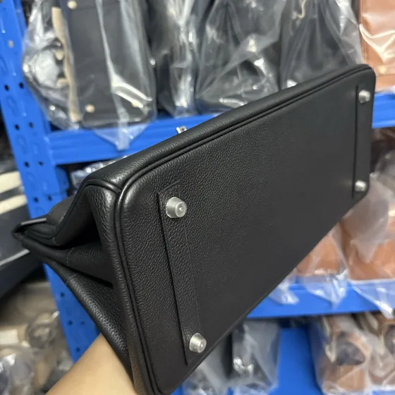 Hermes Shoulder Birkin Negro Asa superior