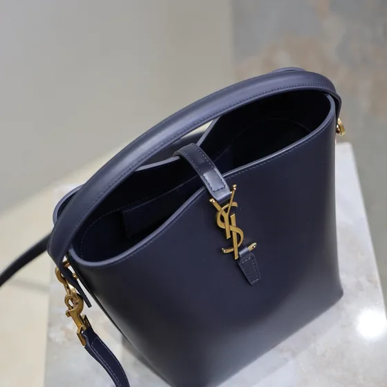 YSL Le 37 Mini Bucket tas Zwart Schoudertas