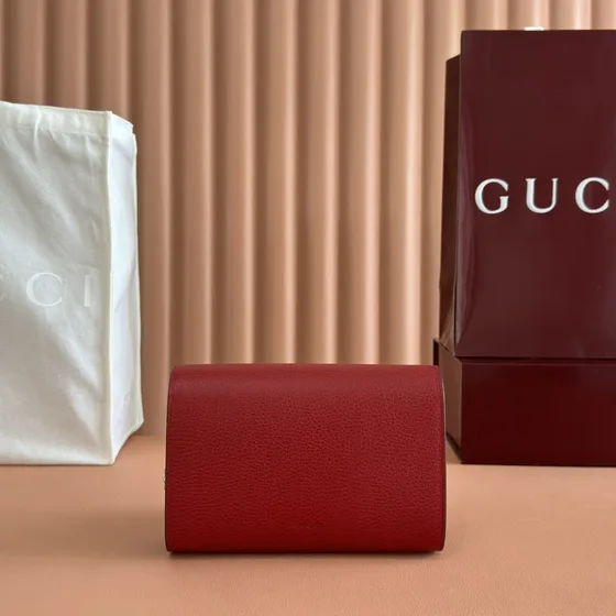 Gucci Dionysus Chain Wallet Red Woc