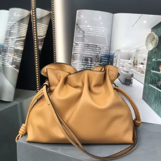 Loewe Flamenco Clutch Bag Warm Desert Crossbody