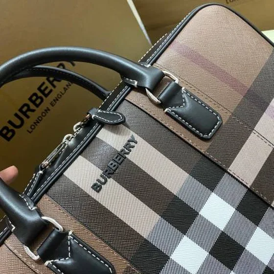 Burberry Aktmappe Brun Plaid business
