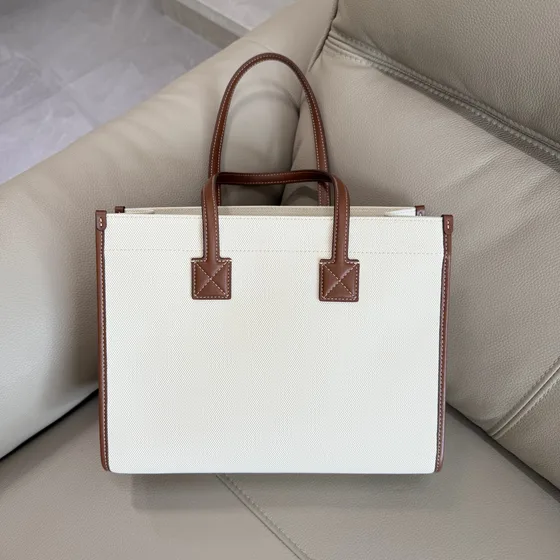 Burberry Freya Tote Natural Beige Tan Brown Tote Bag