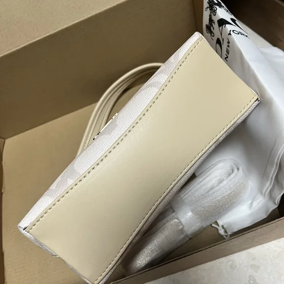 Coach White Grey Crossbody