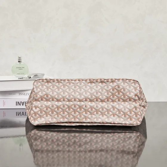 Goyard Saint Louis Light Grå/Lyserød Shoppertasketur