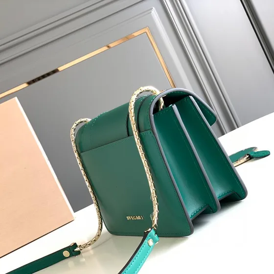 Bvlgari Serpenti Forever Emerald Green Crossbody