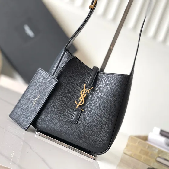 YSL Le 5 7 Soft Hobo Bag Black Hobo