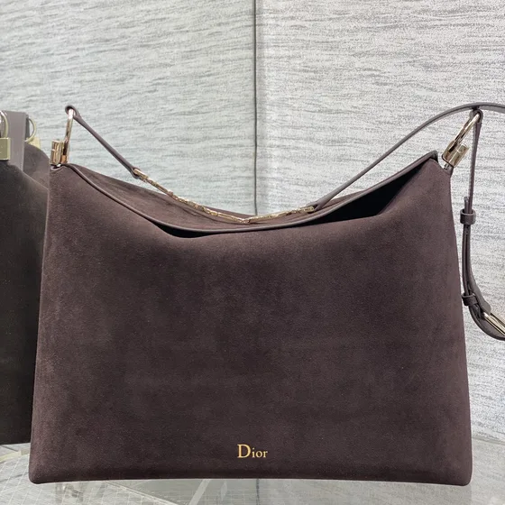 Dior Dior Soft Hobo Bag Dark Marron Hobo