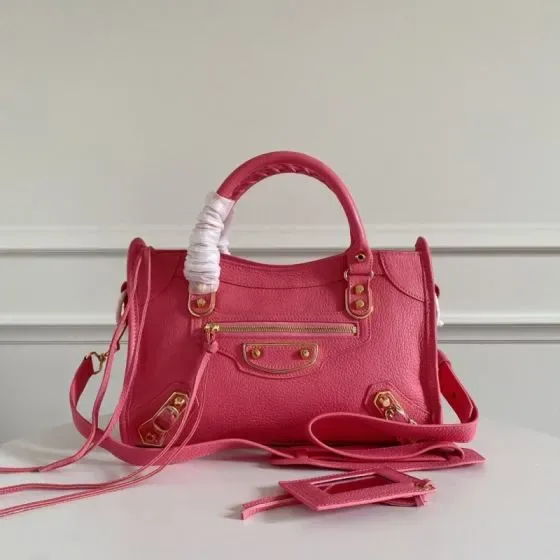 Balenciaga City Bag Hot Pink Top Handle