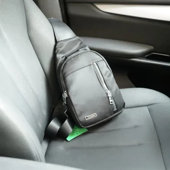 Prada Re-Nylon Sling Backpack Black Belt Bag