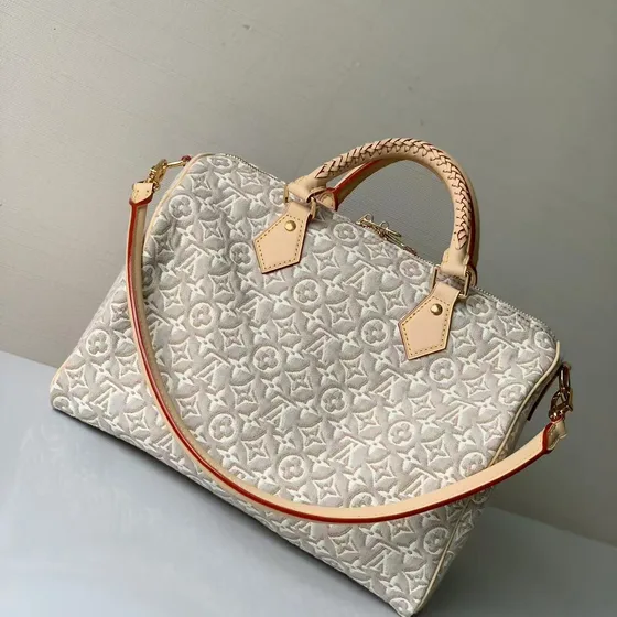 Louis Vuitton Speedy أبيض Top Handle