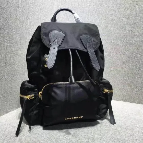 Burberry The Rucksack Black Backpack