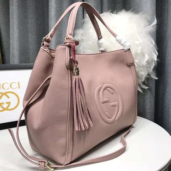 Gucci Soho Manico Bag Rosa 35x29x16cm Manico