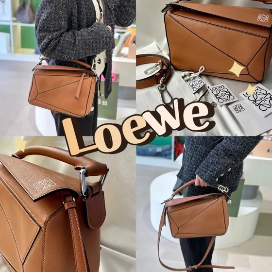 Loewe Puzzle Bag Rosa Crossbody