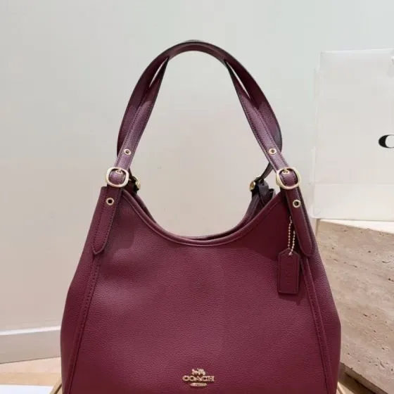 Coach Meadow Shoulder Bag Burgundy Shoulder Bag