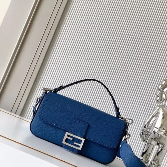 Fendi Baguette Cobalt Blue Crossbody