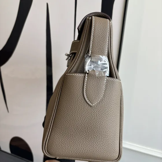 Hermes Kelly Messenger Gris Asphalte Crossbody