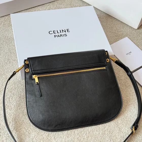 Celine Triomphe Negro Bolso bandolera