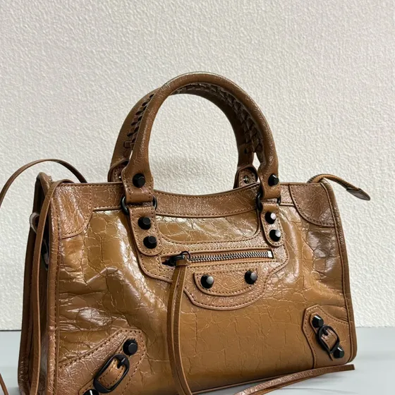 Balenciaga Le City Small Bag Brown Top Handle
