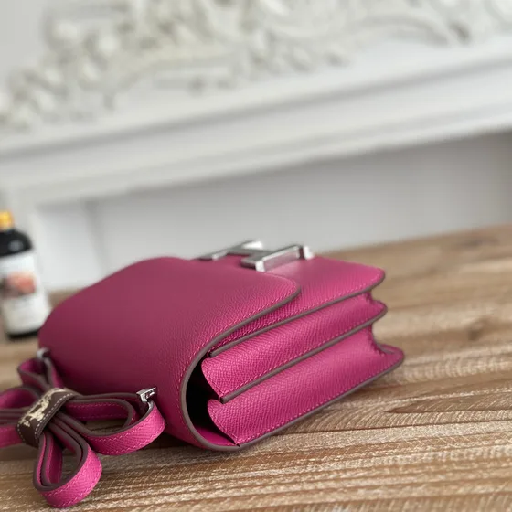 Hermes Constance Fuchsia Schoudertas