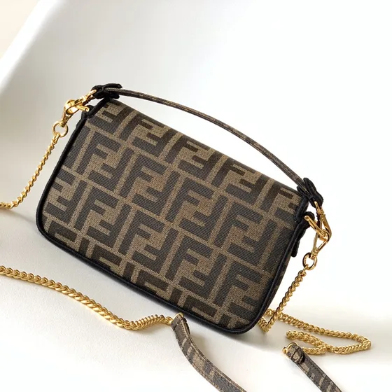 Fendi Baguette Mini Brown Crossbody