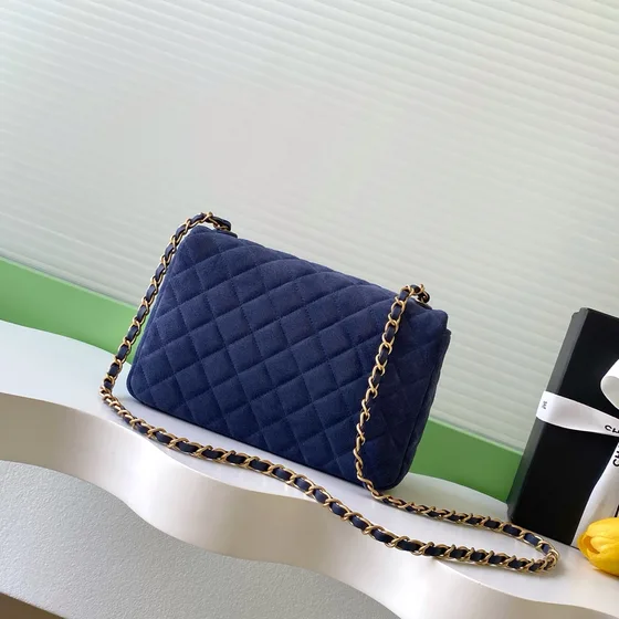 Chanel Classic Flap Navy Blue Flap Bag