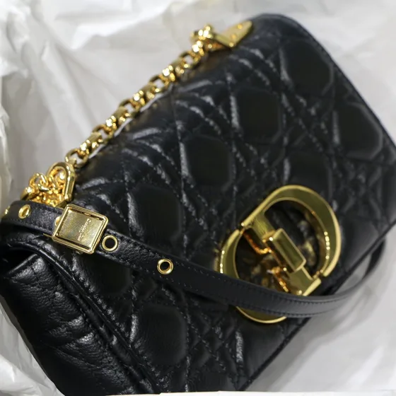 Dior Dior Caro Preto Bolsa de ombro
