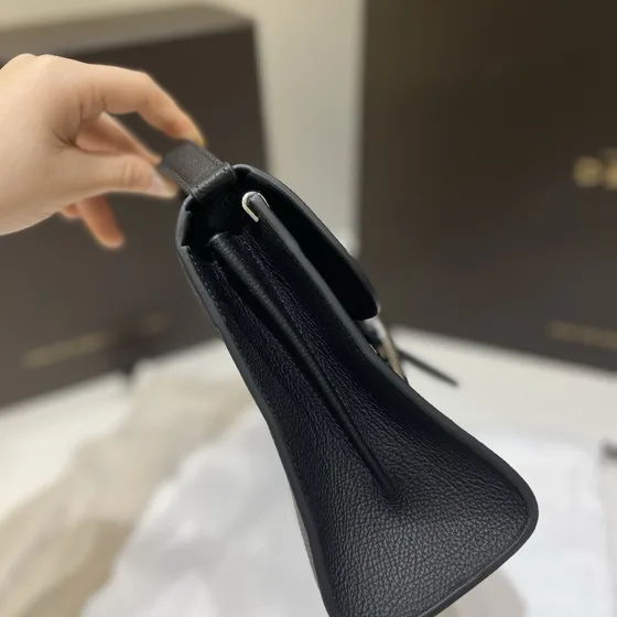 Delvaux Brillant Sort Tophåndtag