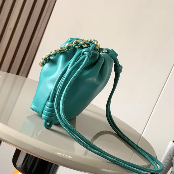 Loewe Flamenco Purse Teal Crossbody