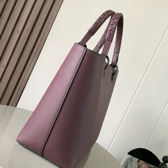 Loewe Anagram Top Handle Tote Mauve Tote Bag