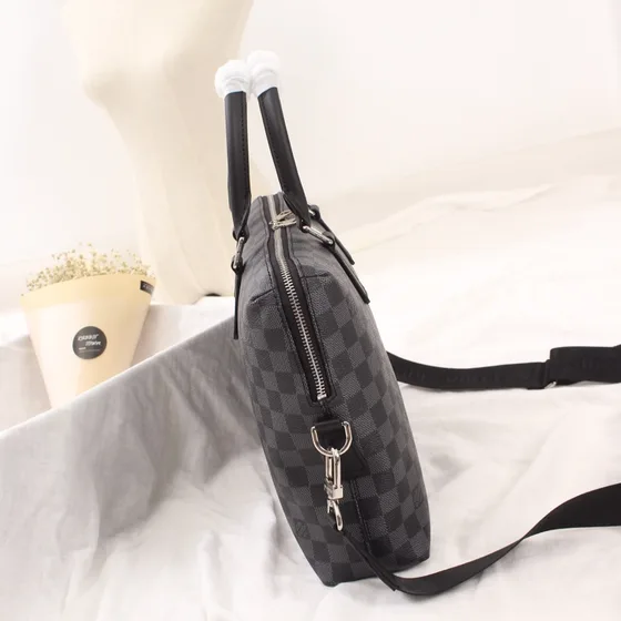 Louis Vuitton Port Documents Voyage Graphite Crossbody