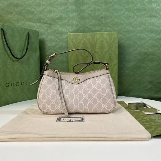 Gucci Ophidia Gg Small Handbag Beige Shoulder Bag