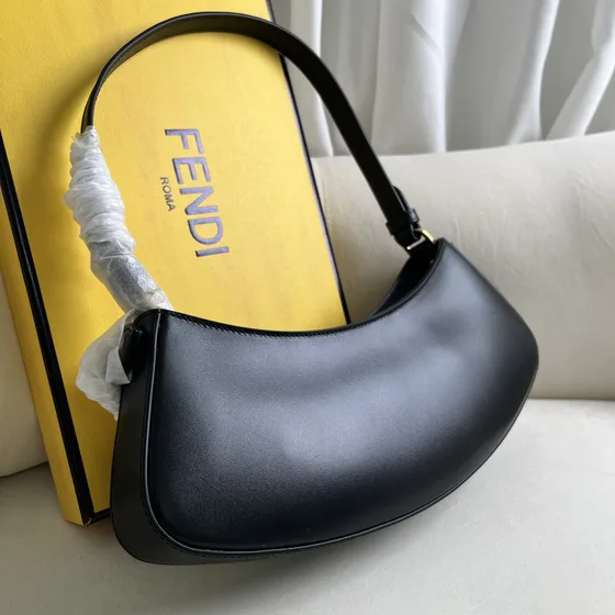 Fendi O'Lock Swing Negro Bolso bandolera