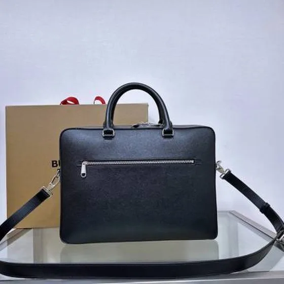 Burberry Briefcase Black 37x9x27cm business