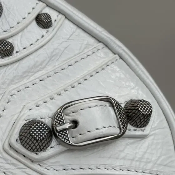 Balenciaga Le Cagole White Shoulder Bag