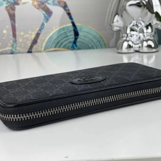 Gucci Tegnebog Blå GG lærred everyday