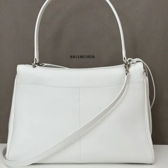 Balenciaga Rodeo White Shoulder Bag