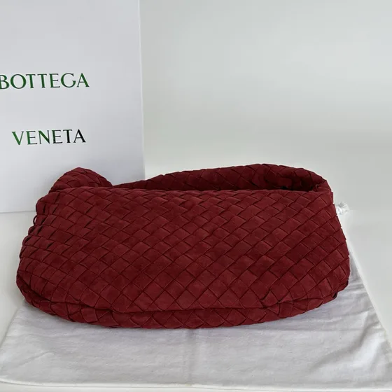 Bottega Veneta Mini Jodie Burgundy Top Handle