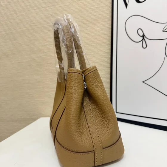 Hermes Roseau Top Handle Bag Beige Top Handle