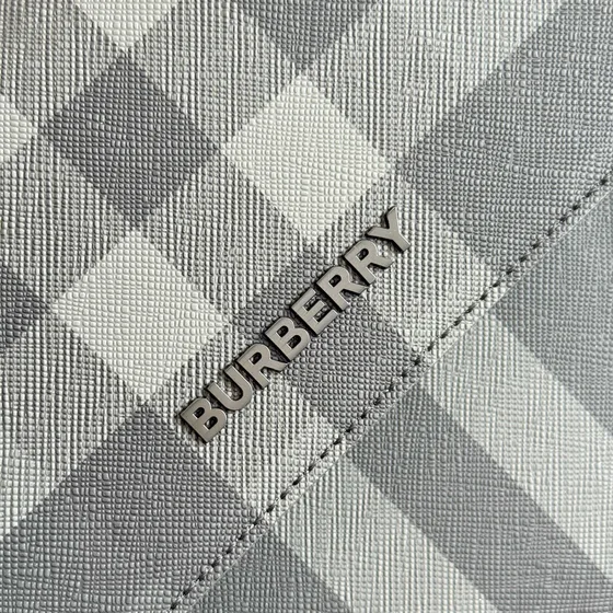 Burberry Check Crossbody Bag Charcoal Grey Crossbody