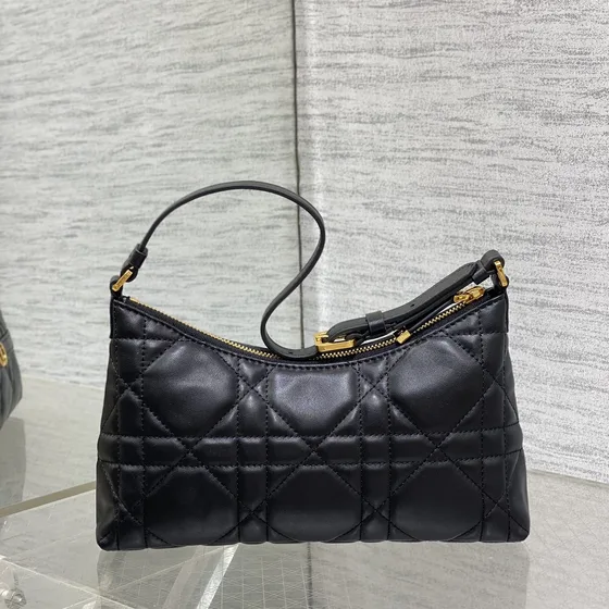 Dior Miss Caro Mini Hobo Bag Hitam Hobo