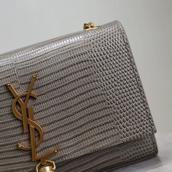 YSL Kate Tassel Chain Bag Kelabu Shoulder Bag