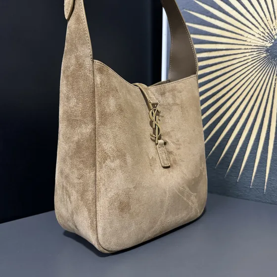 YSL Le 5 7 Hobo Bag Brown Hobo