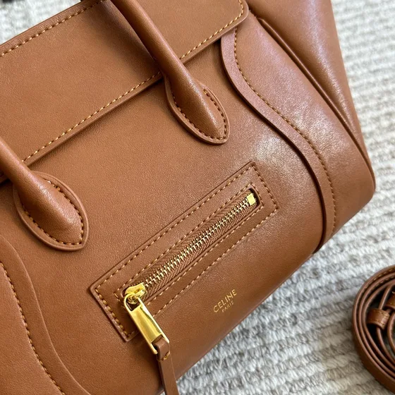 Celine Luggage Tote Coklat Tote Bag