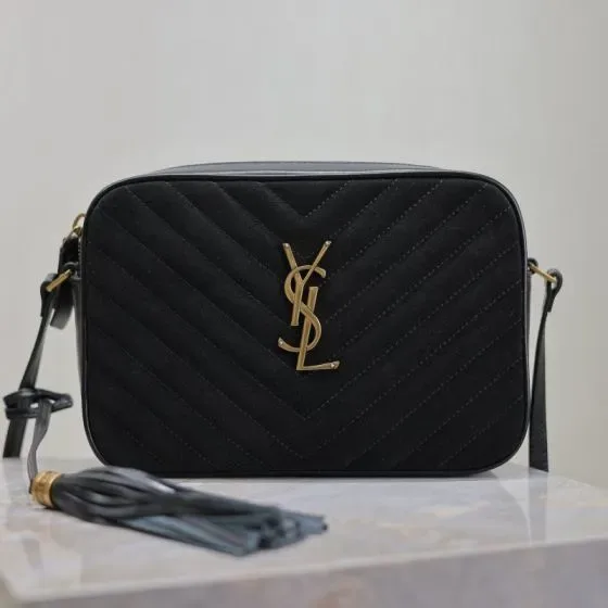 YSL Lou Camera Bag Black Crossbody