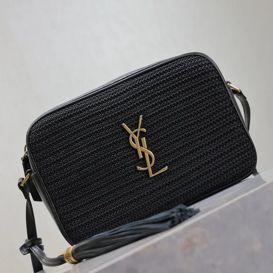 YSL Lou Camera Bag Black Crossbody