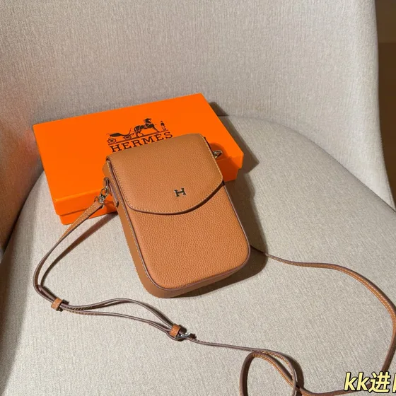 Hermes H Phone Etui Vit Crossbody