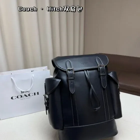Coach Hitch Backpack Black Backpack